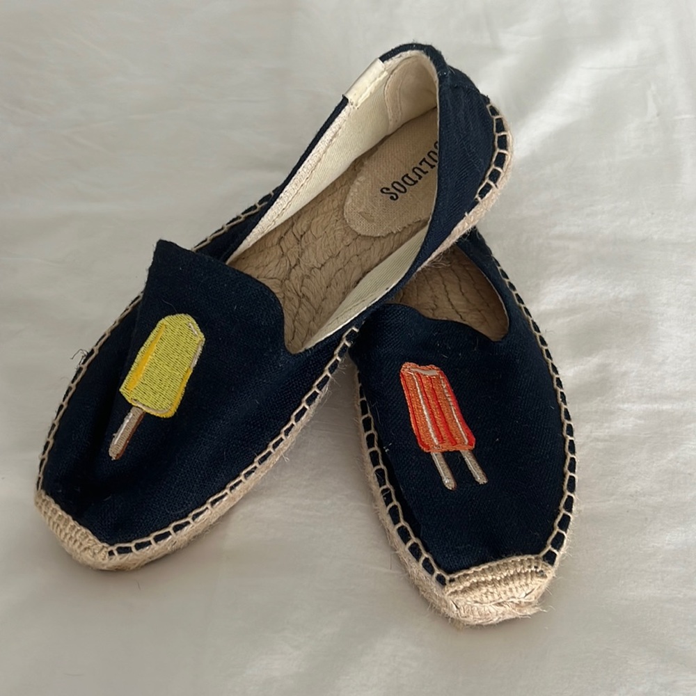 Soludos navy espadrilles